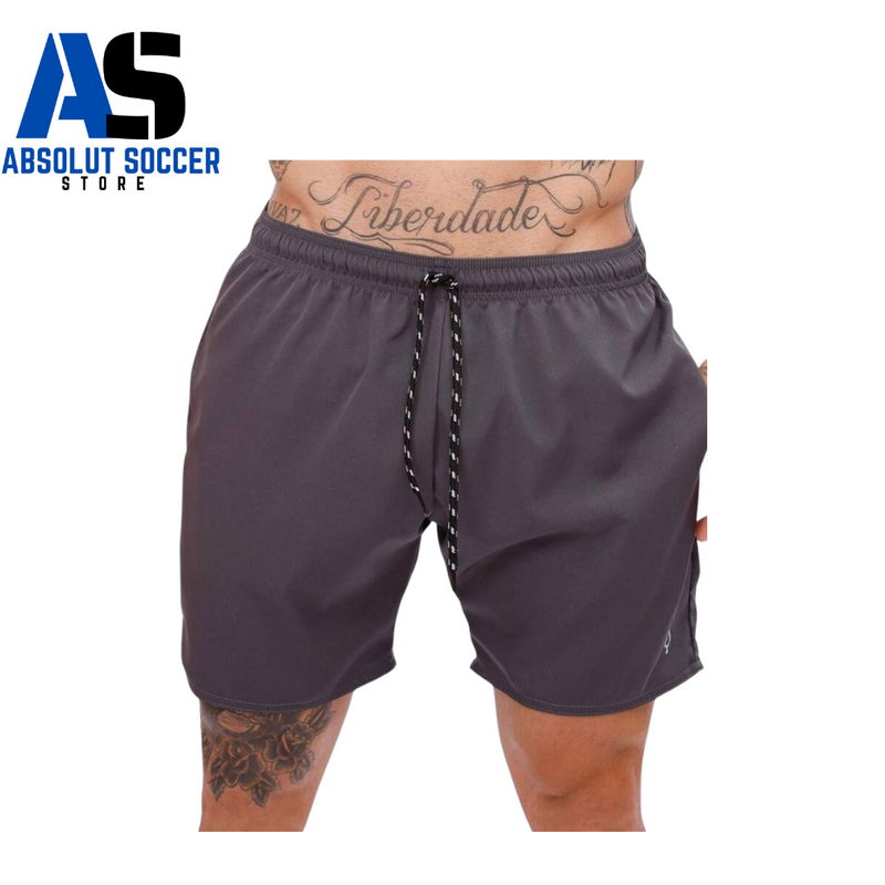 Shorts Mauricinho Praia Treino Tactel Masculino Liso Básico